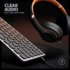 AXAGON HMC-KB-US Klawiatura USB-C 5Gbps z wieloportowy hub 9in1, SD^microSD, 3x USB-A, HDMI 4K^60Hz, PD 100W, Audio, US layout,